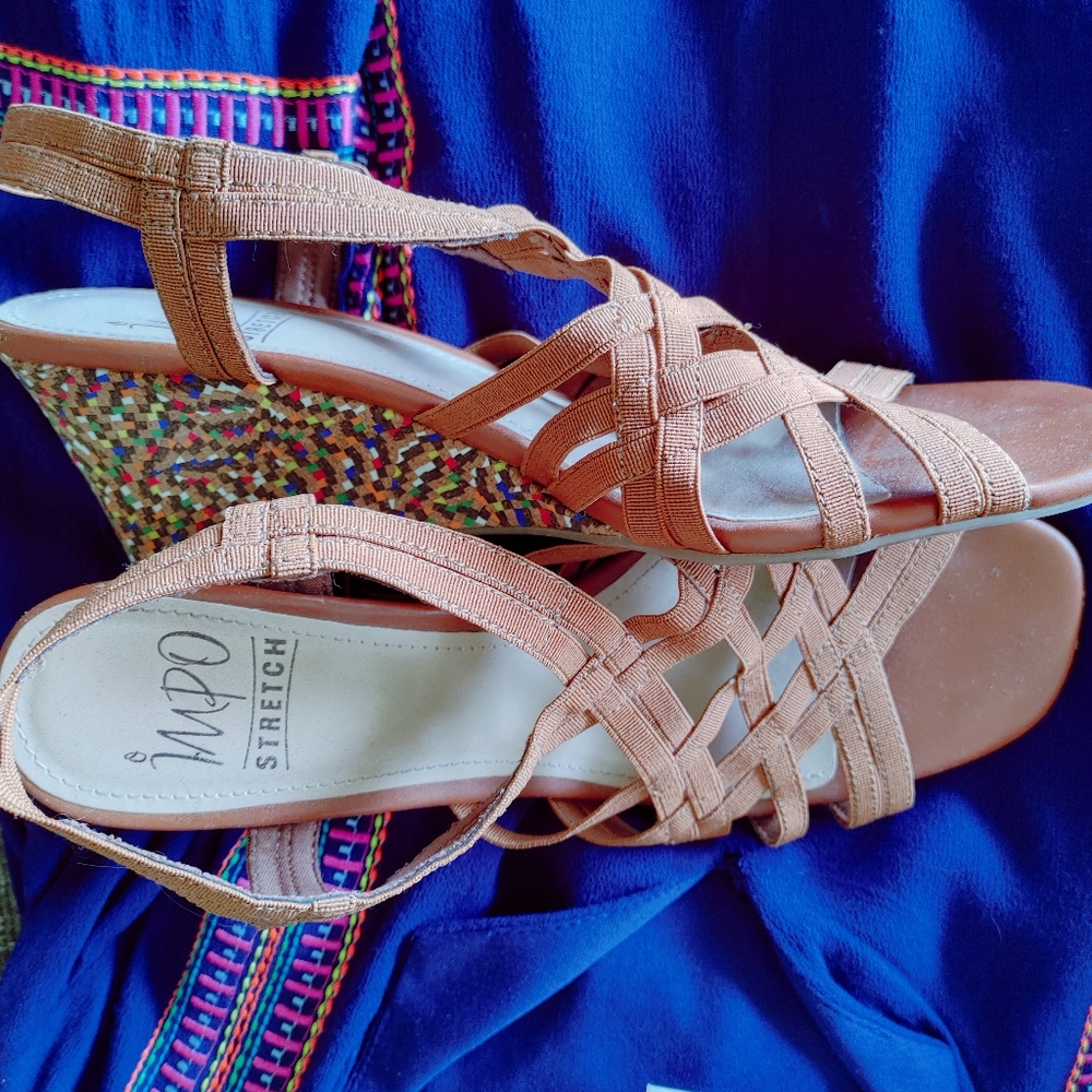Impo Wedge with Cork style heels